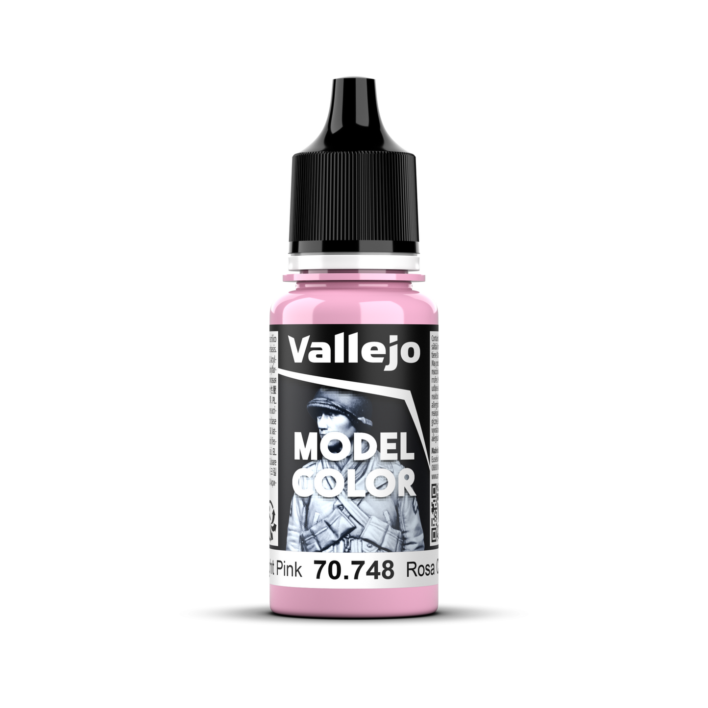 Vallejo Model Colour #042 - Light Pink - 18 ml Matt Acrylic Paint