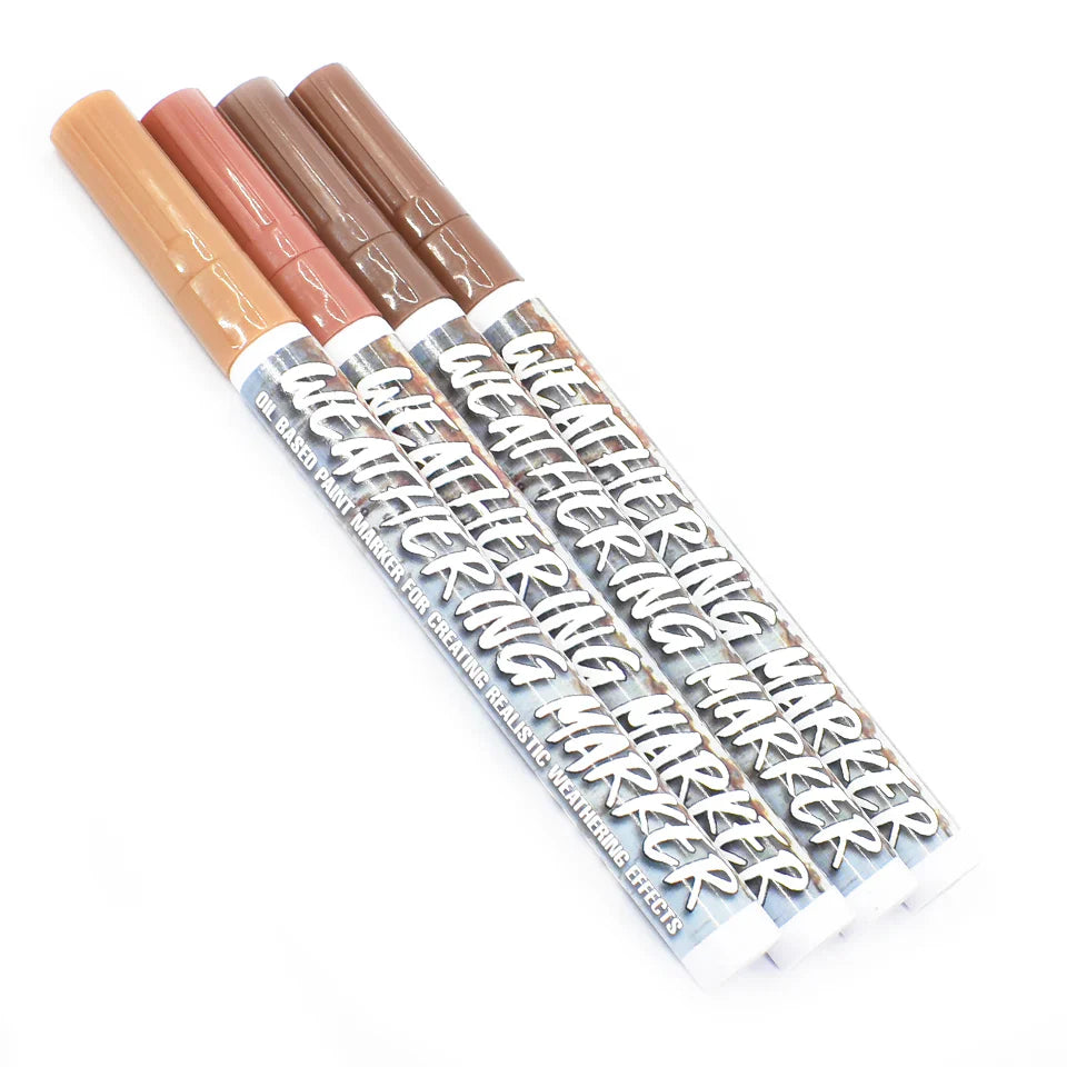 WEATHERING OIL PAINT MARKERS SET (4 pcs)