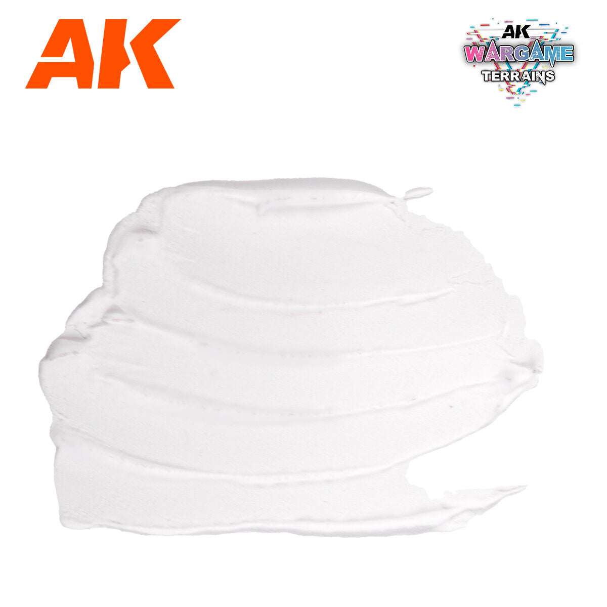 AK Interactive Wargame: Snow Terrain Paste 100ml