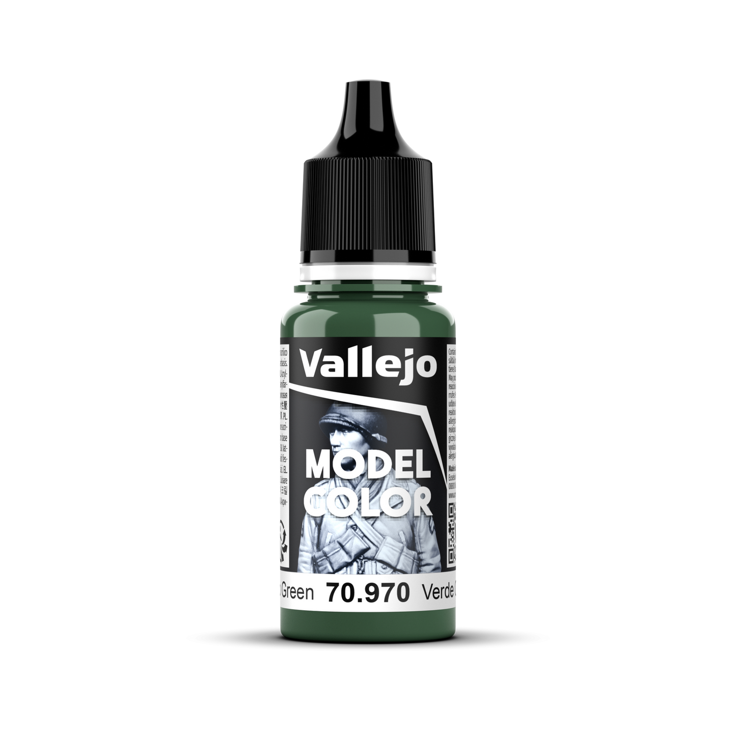 Vallejo Model Colour #079 - Deep Green - 18 ml Matt Acrylic Paint